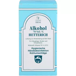 ALKOHOL 70 % V/V Hetterich, 500 ml