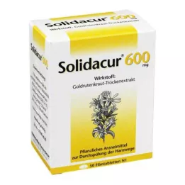 SOLIDACUR 600 mg filmdrasjerte tabletter, 50 stk