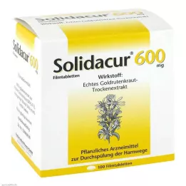 SOLIDACUR 600 mg filmdrasjerte tabletter, 100 stk