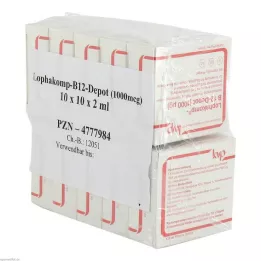 LOPHAKOMP B 12 Depot 1000 μg injeksjonsløsning, 100X2 ml