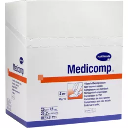 Medicomp Comprimers 7,5x7,5 cm Steril, 25x2 stk