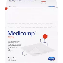 Medicomp Extra Compresses 10x10 cm Steril, 25x2 stk
