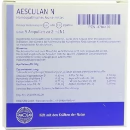 AESCULAN N ampoules, 5x2 ml