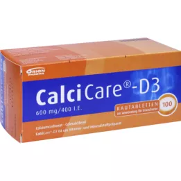 CALCICARE D3 tyggetabletter, 100 stk