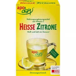 APODAY varmt sitron Vit.C pulver, 10X10 g