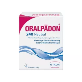 ORALPÄDON 240 nøytral Btl. Pulver, 10 stk