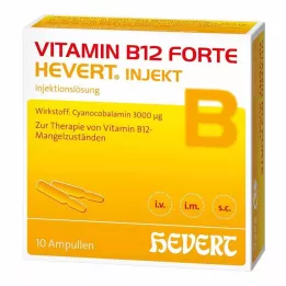 VITAMIN B12 HEVERT forte Injekt ampuller, 10X2 ml