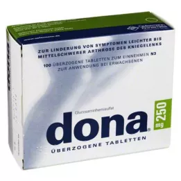 DONA 250 mg overtrukket tabletter, 100 stk