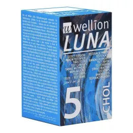 WELLION LUNA Kolesterol teststrimler, 5 stk