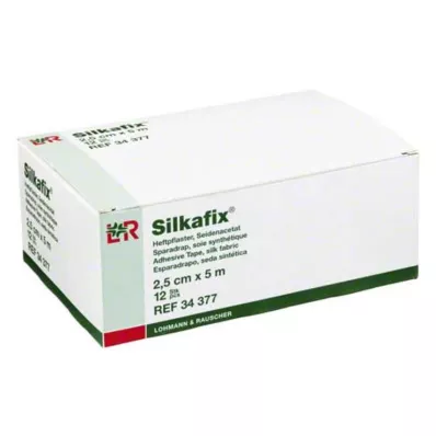 SILKAFIX Stifter 2,5 cm x 5 m pappkjerne, 12 stk SILKAFIX Stifter 2,5 cm x 5 m pappkjerne, 12 stk