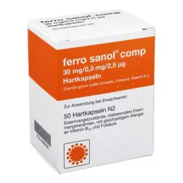 FERRO SANOL komp. Harde kapsler med belagte pellets, 50 stk
