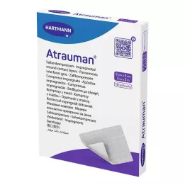 ATRAUMAN 5x5 cm sterile kompresser, 10 stk