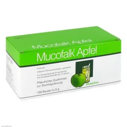 MUCOFALK Eple Gran for tilberedning av en suspensjon til oral bruk, 100 stk