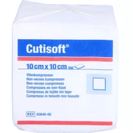 CUTISOFT VLIES komprimerer 10x10 cm unsteril, 100 stk