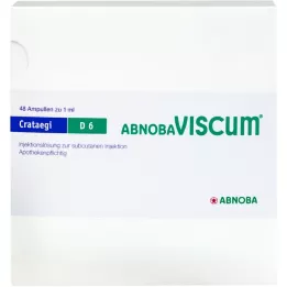 ABNOBAVISCUM Crataegi D 6 ampuller, 48 stk