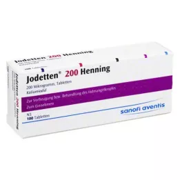 JODETTEN 200 Henning-tabletter, 100 stk