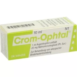 CROM-OPHTAL Øyedråper, 10 ml