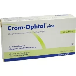 CROM-OPHTAL sinus øyedråper EDB, 20x0,5 ml
