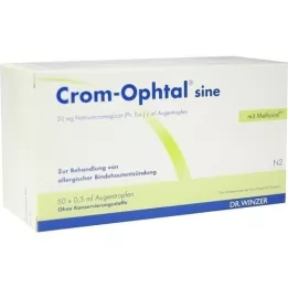 CROM-OPHTAL sinus øyedråper EDB, 50x0,5 ml