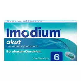 IMODIUM akutte harde kapsler, 6 stk