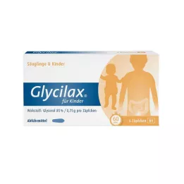 GLYCILAX Stikkpiller for barn, 6 stk