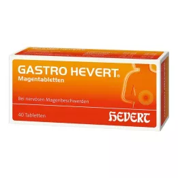 GASTRO-HEVERT Magetabletter, 40 stk