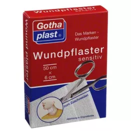 GOTHAPLAST Sårpleiesensitiv 6 cmx0,5 m kutt, 1 stk