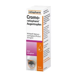 CROMO-RATIOPHARM Øyedråper, 10 ml