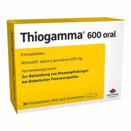 THIOGAMMA 600 orale filmdrasjerte tabletter, 30 stk