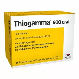 THIOGAMMA 600 orale filmdrasjerte tabletter, 60 stk
