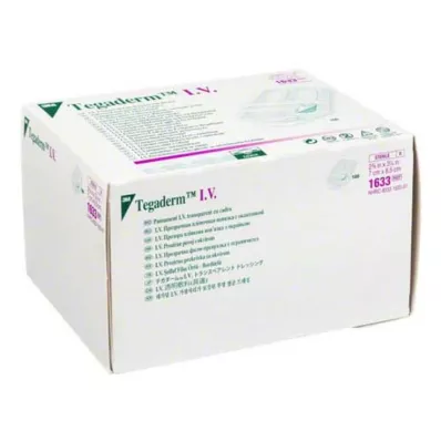 TEGADERM 3M Transparent Bandasje 7x8,5 cm 1633, 100 stk
