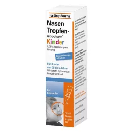 NASENTROPFEN-ratiopharm Kinder Konserveringsfri, 10 ml