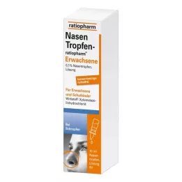 NASENTROPFEN-ratiopharm Adult Konserveringsmiddelfri, 10 ml