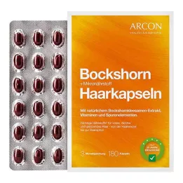 BOCKSHORN+Micronutrient Hair Capsules Tisane plus, 180 stk