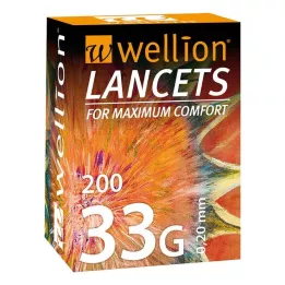 WELLION Lansetter 33 G, 200 stk