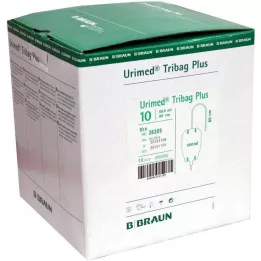URIMED Tribag Plus Urin Leg Bag 500ml 50cm ster., 10 stk