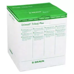 URIMED Tribag Plus urinbenpose.500 ml 80 cm unst., 10 stk