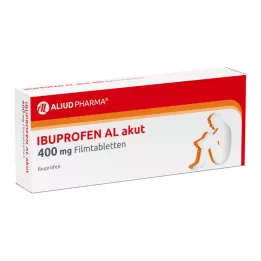 IBUPROFEN AL akutt 400 mg filmdrasjerte tabletter, 10 stk
