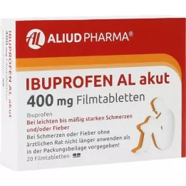 IBUPROFEN AL Akutt 400 mg filmbelagte tabletter, 20 stk