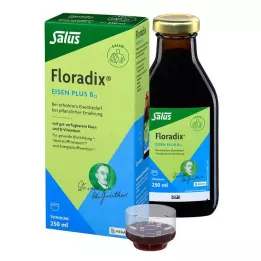FLORADIX Jern pluss B12 vegansk tonic, 250 ml