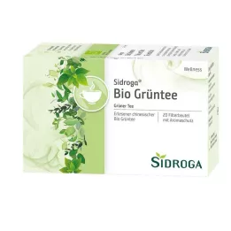 SIDROGA Wellness grønn te-filterposer, 20X1,7 g