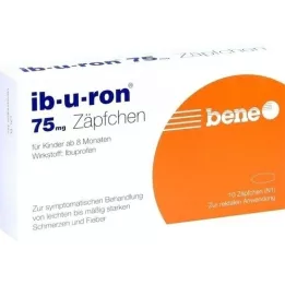IB-og-RON 75 mg stikkpiller, 10 stk