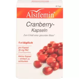 Cranberry 36 mg Pac Asifemin Capsules, 30 stk