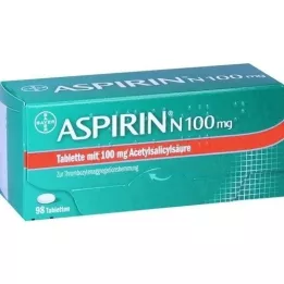 ASPIRIN N 100 mg tabletter, 98 stk