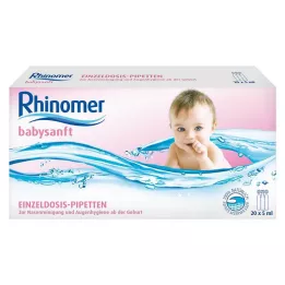 RHINOMER Babysanft sjøvann 5 ml enkeltdientpip., 20x5 ml