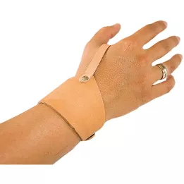 Wrist Strap 20 Lær Rett med Loop Fed, 1 stk