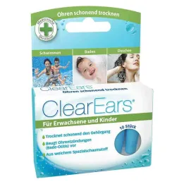 Clearears ørepropper for vannfjerning, 10 stk