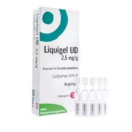 LIQUIGEL UD 2,5 mg/g øyegelé i enkeltdosebeholder, 30X0,5 g