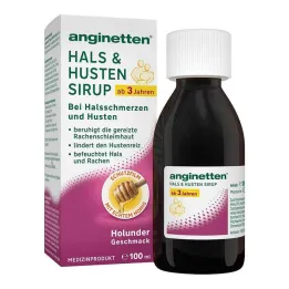 Anginette hals &amp; hostesaft, 100 ml