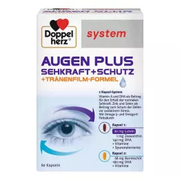DOPPELHERZ Eyes plus Vision+Protection system kapsler, 60 stk